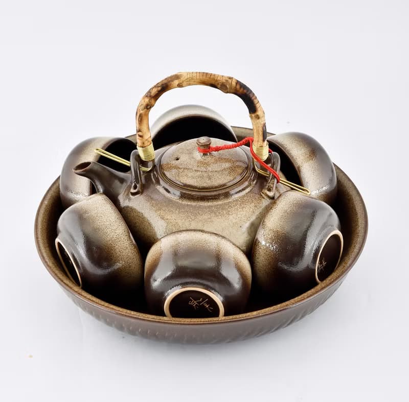 美濃窯 | 古色茶具組