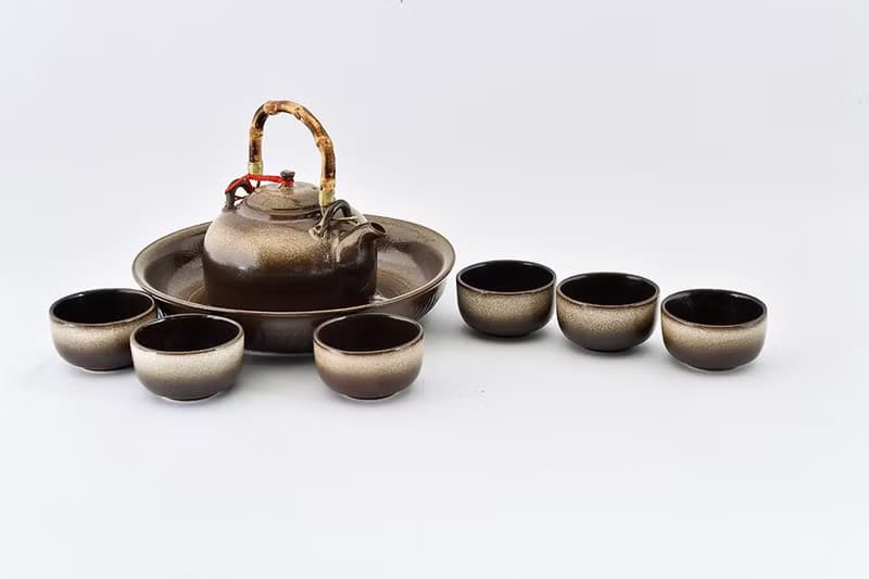 美濃窯 | 古色茶具組
