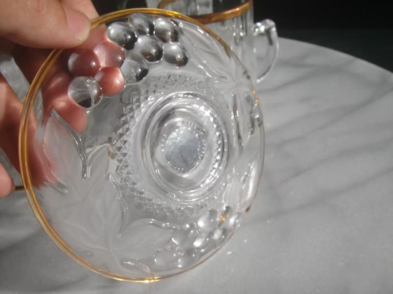 【老時光 OLD-TIME】早期日本製玻璃咖啡杯組(一杯一盤為一組)