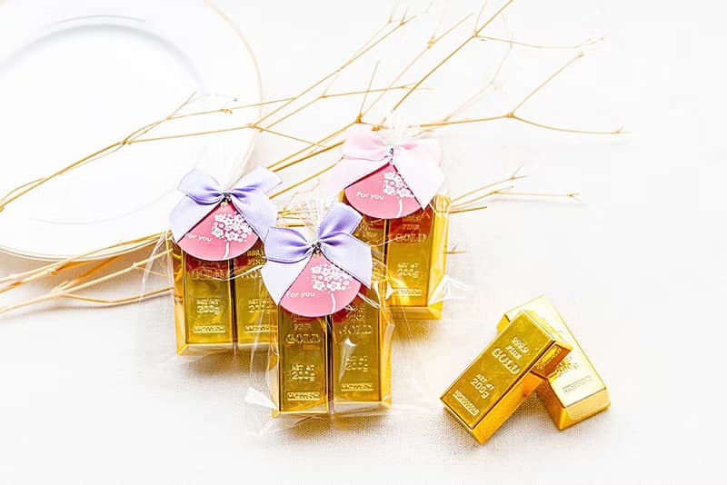 (有包裝)祝你發大財 金塊磁鐵二入 創意小物(滿百份免費印名字)