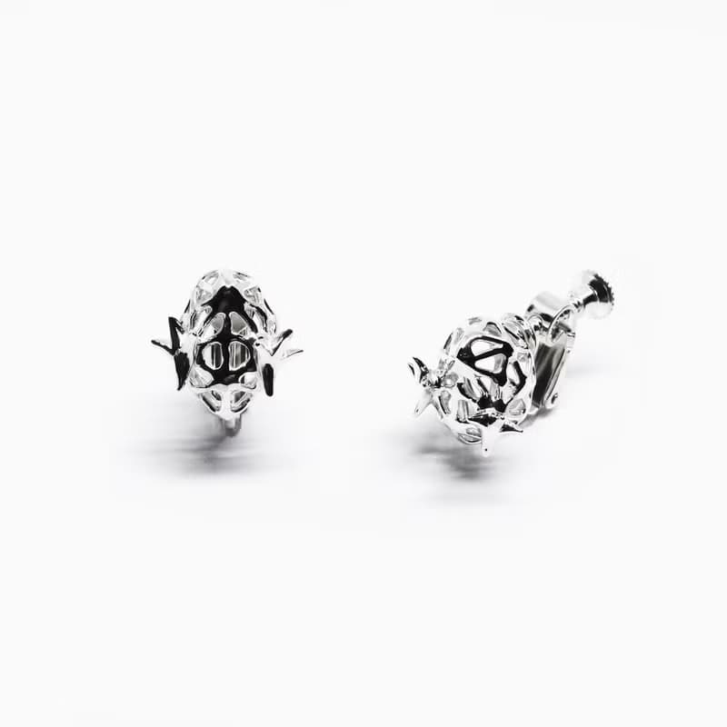 まめひよこイヤリングSV925【Pio by Parakee】little chick earring