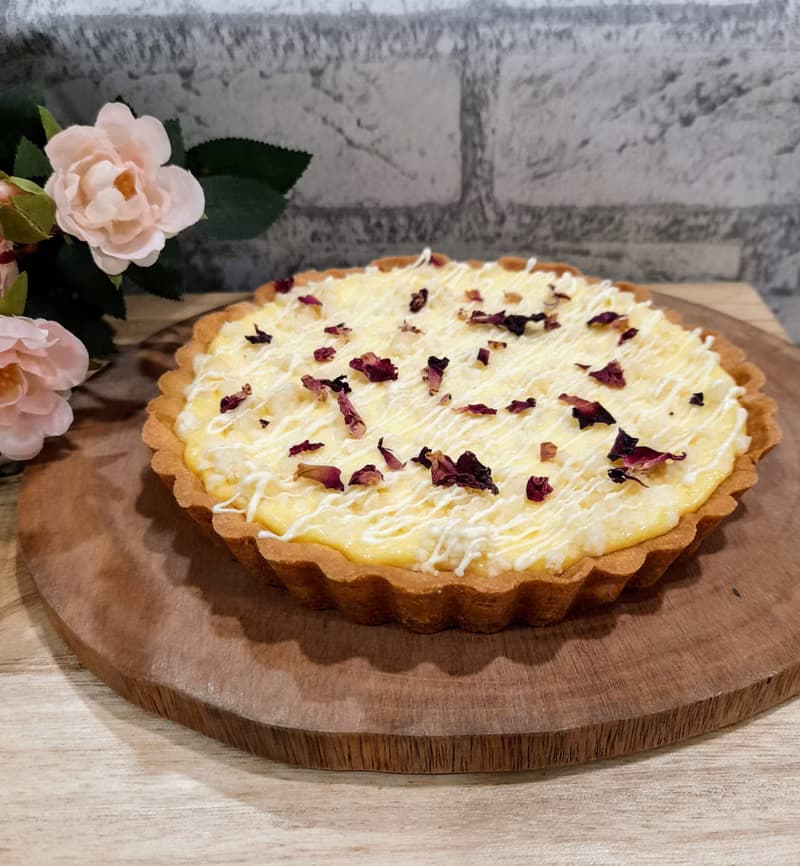 【不囉嗦就是經典的】玫瑰乳酪塔 六吋