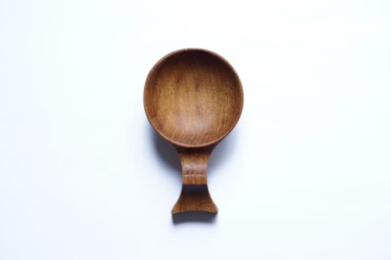 木のコーヒービーンスプーン, チーク