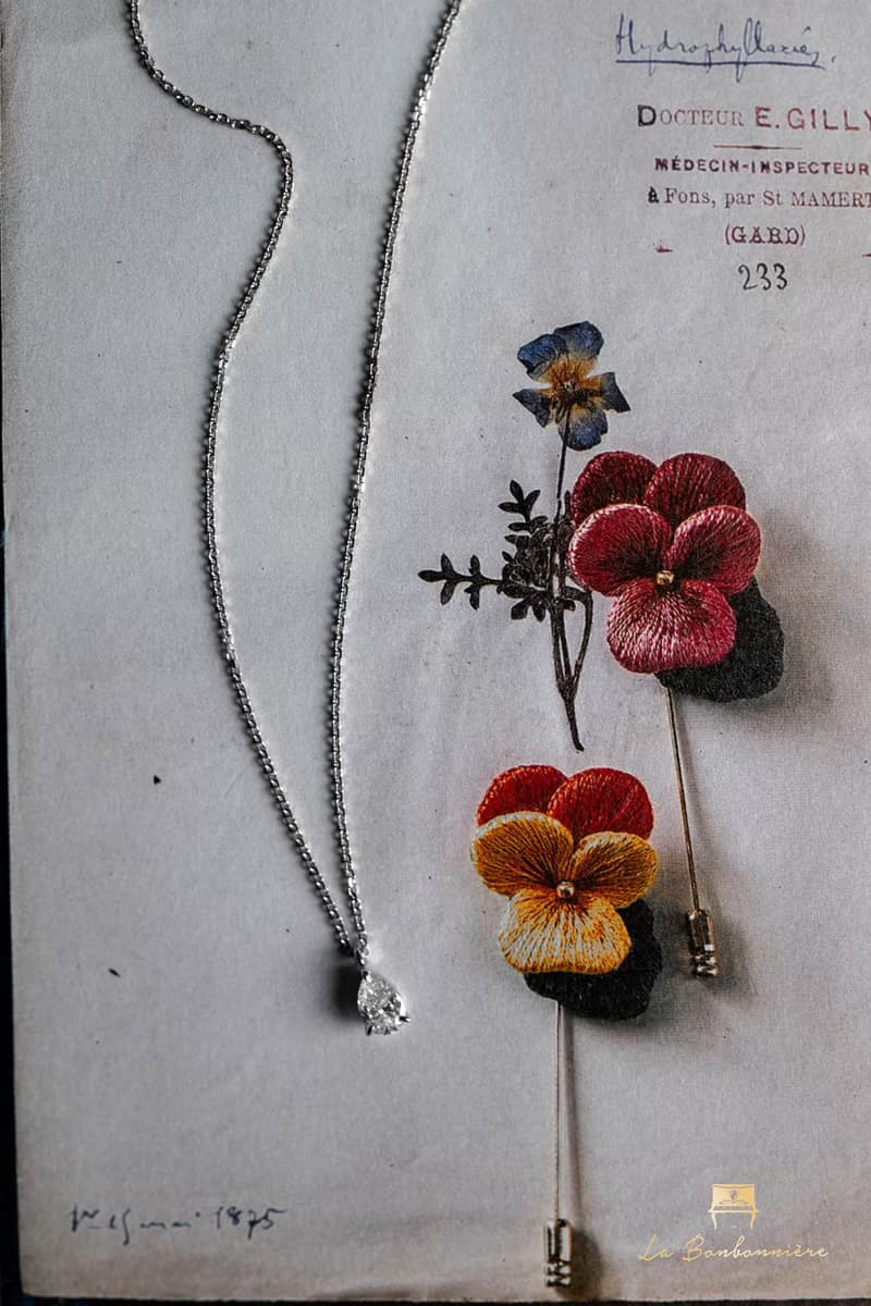 Promise | 0.25ct 水滴鑽石 (Pear Cut梨型切割) 天然鑽石18K項鍊