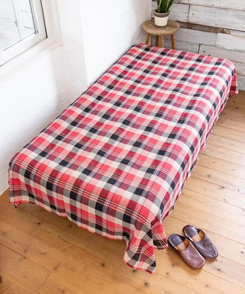 ETAWA Woven Cotton Plaid Multi Cloth L