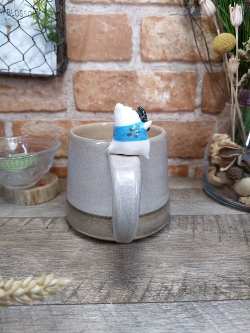 TO YOU 杯-黑貓抱抱版-小白熊