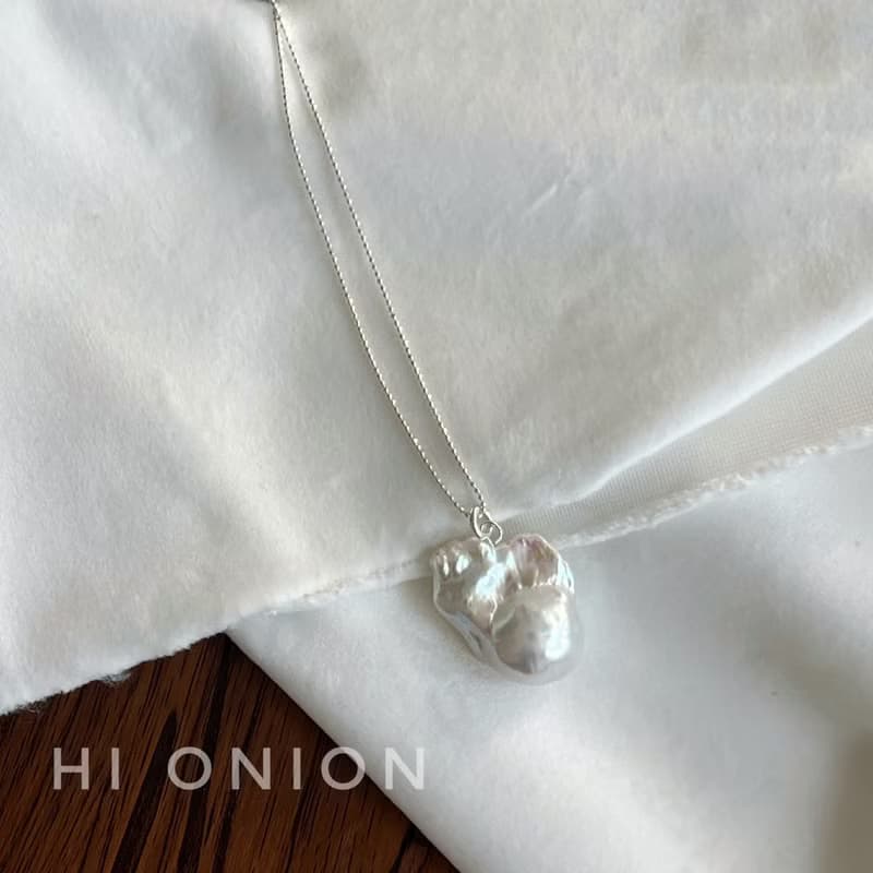 Hi Onion原創小眾新中式天然石耳環耳夾無耳洞耳骨夾國風耳扣新款