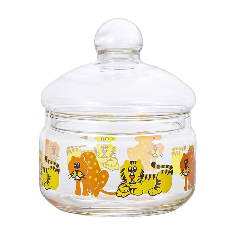 日本ADERIA 昭和復古老虎玻璃罐 360ml / 680ml