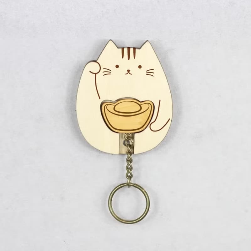 Key House 招財貓 生日禮物 交換禮物 情人節禮物 聖誕禮物