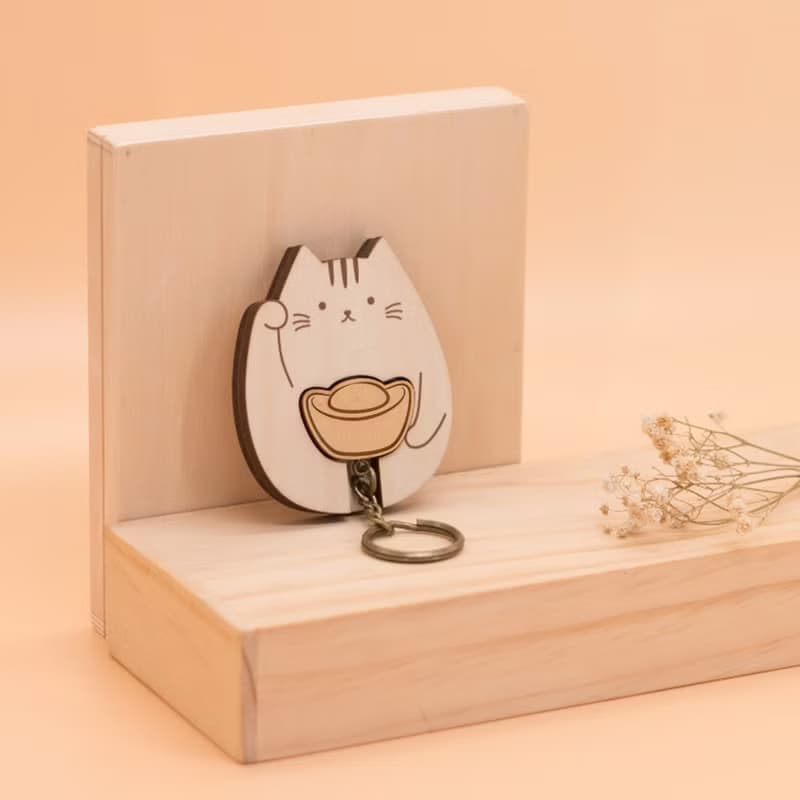 Key House 招財貓 生日禮物 交換禮物 情人節禮物 聖誕禮物