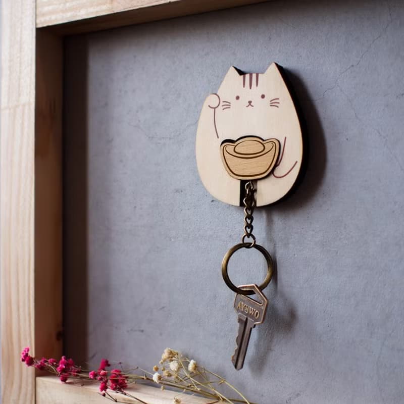 Key House 招財貓 生日禮物 交換禮物 情人節禮物 聖誕禮物