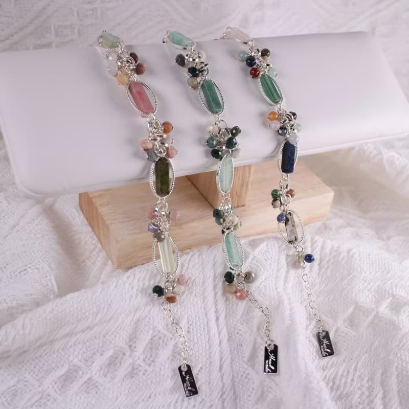 Six Cats 多寶水晶 設計款 注銀 手鍊 手環 禮物