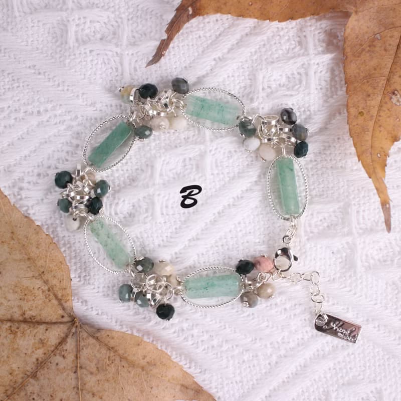 Six Cats 多寶水晶 設計款 注銀 手鍊 手環 禮物