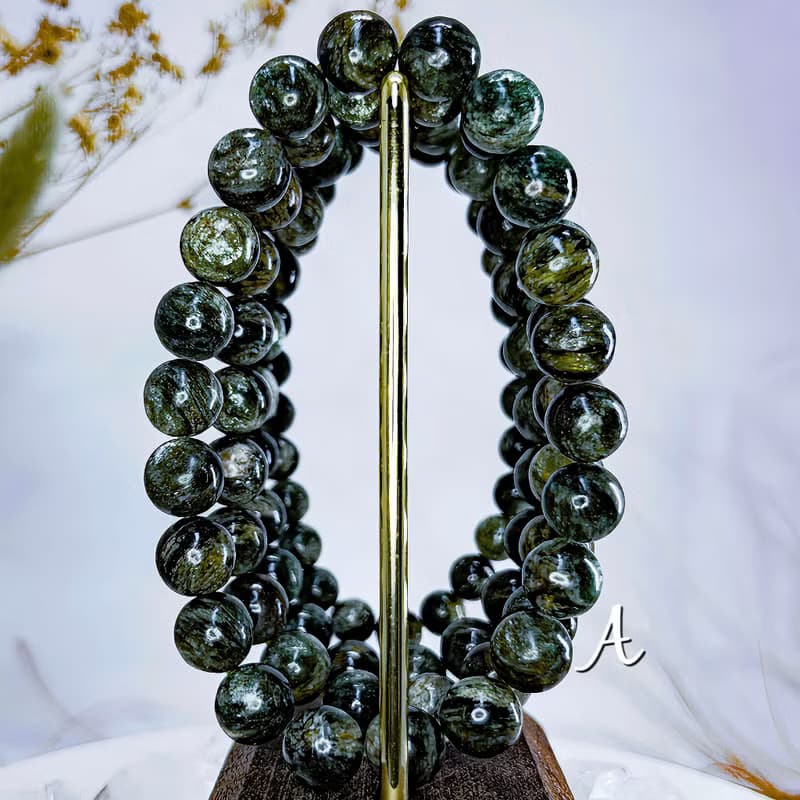 【老料祖母晶】天然綠祖母晶 水晶手鍊手串