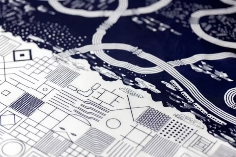 The Hida Express Furoshiki Scarf