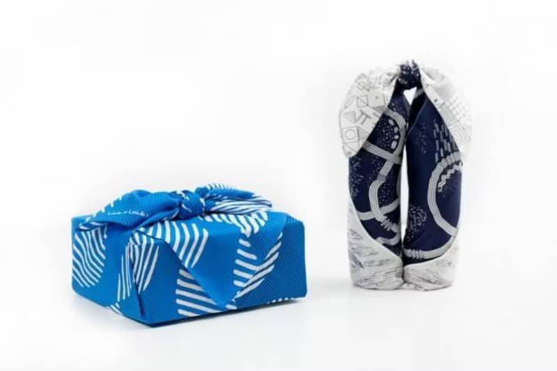 The Hida Express Furoshiki Scarf