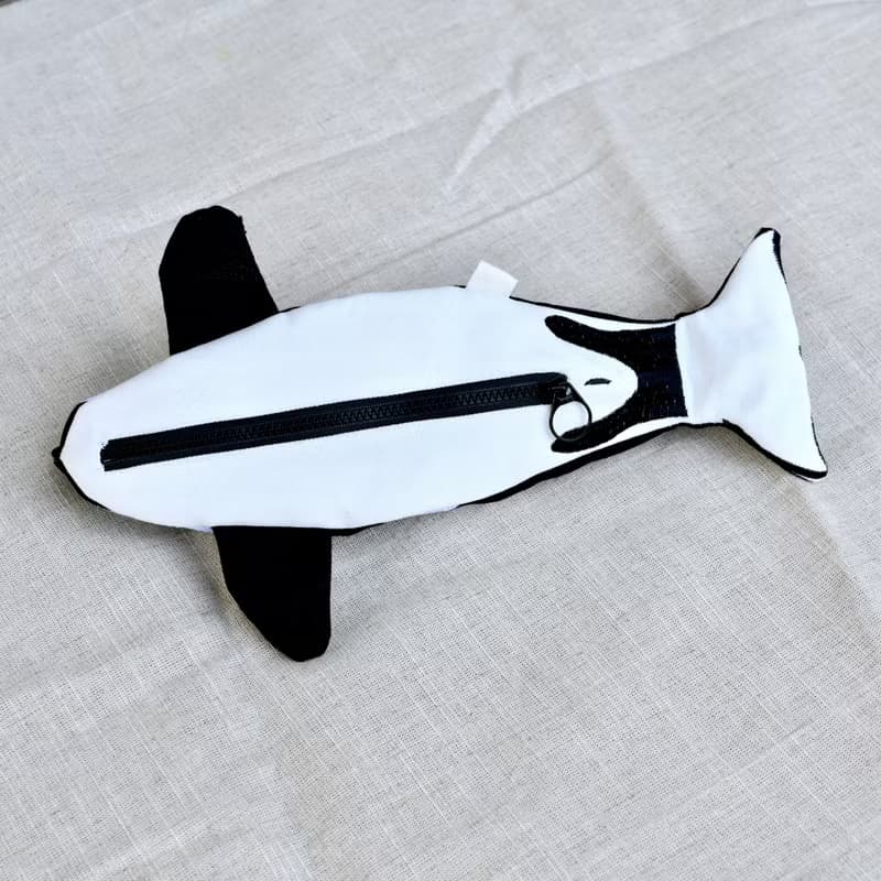 虎鯨餐具袋/筆袋/筆套/餐具袋/收納袋