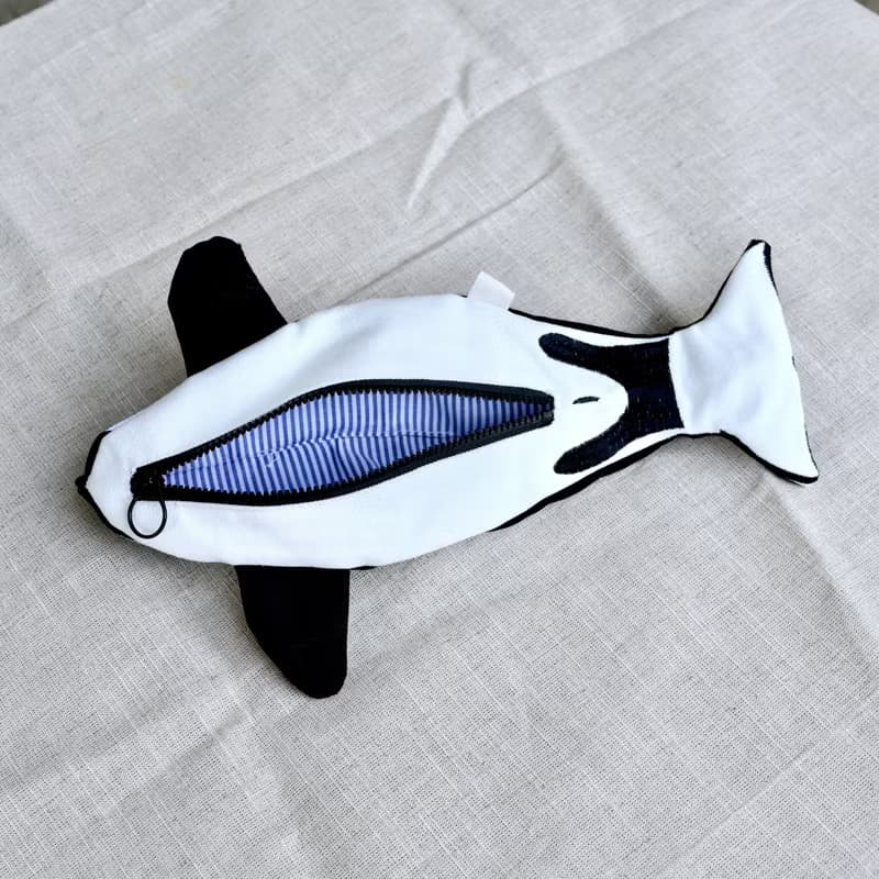 虎鯨餐具袋/筆袋/筆套/餐具袋/收納袋