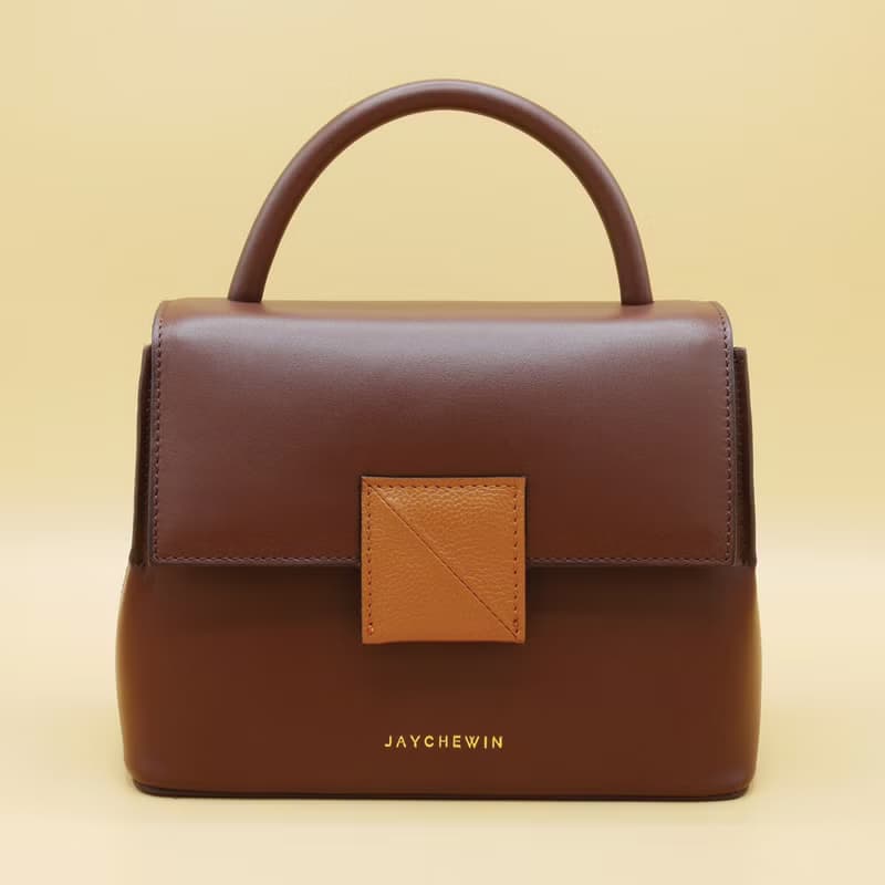 斜背包 Cable Flap Bag 翻蓋手提包 / 核桃棕色 Walnut Brown