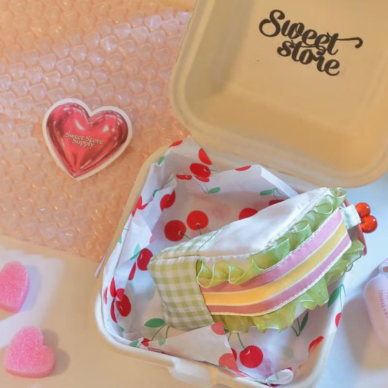 Sweetstore Supply原創小眾可愛小清新田園風百搭三明治便攜小包