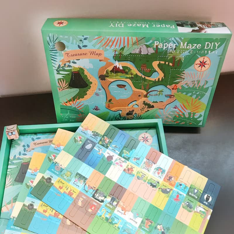 DIY Paper Maze 迷宮趣 - 叢林派對 / 環遊世界