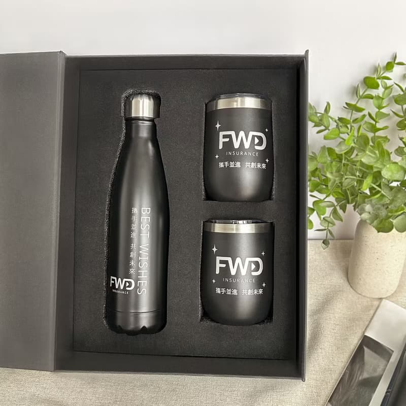 保溫杯訂製丨商務員工客戶送禮 logo文字訂製祝賀慶祝公司禮品