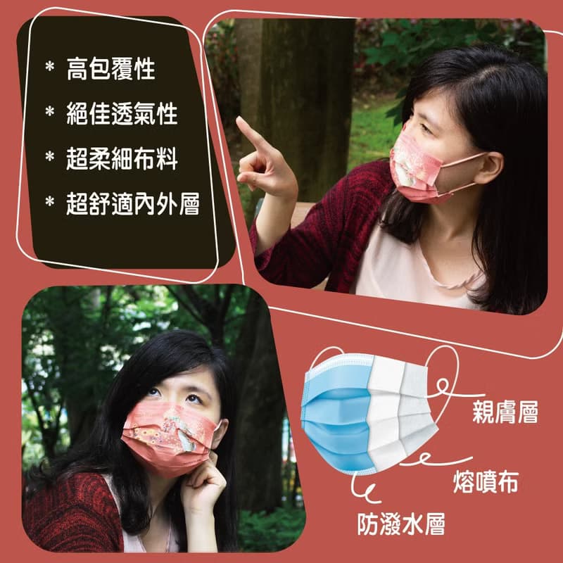 比得兔平面醫用口罩-單盒5入/共25片,隨機出貨五盒 不重覆