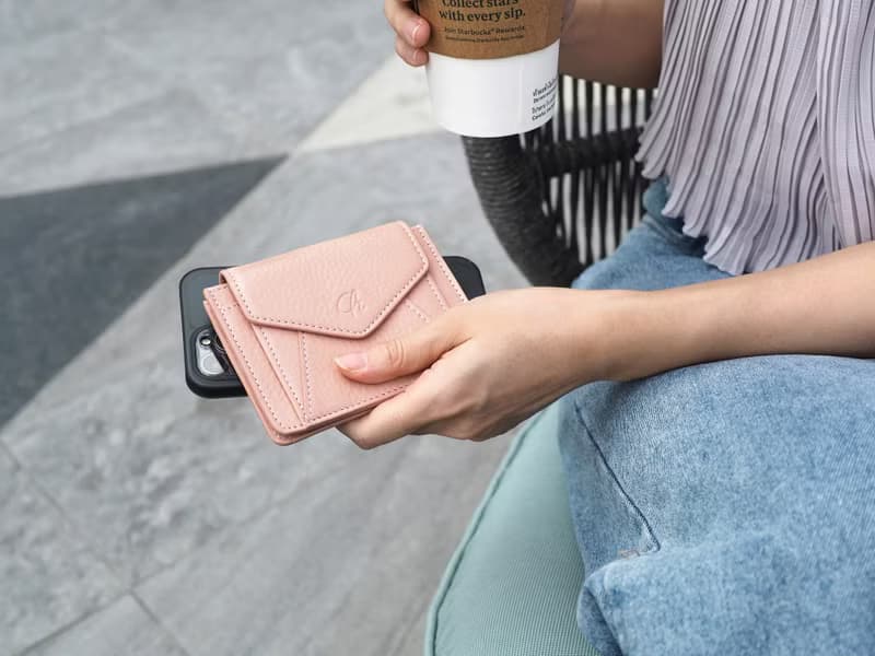 Daily (Nude) : Mini wallet, short wallet, cow leather, Nude pink