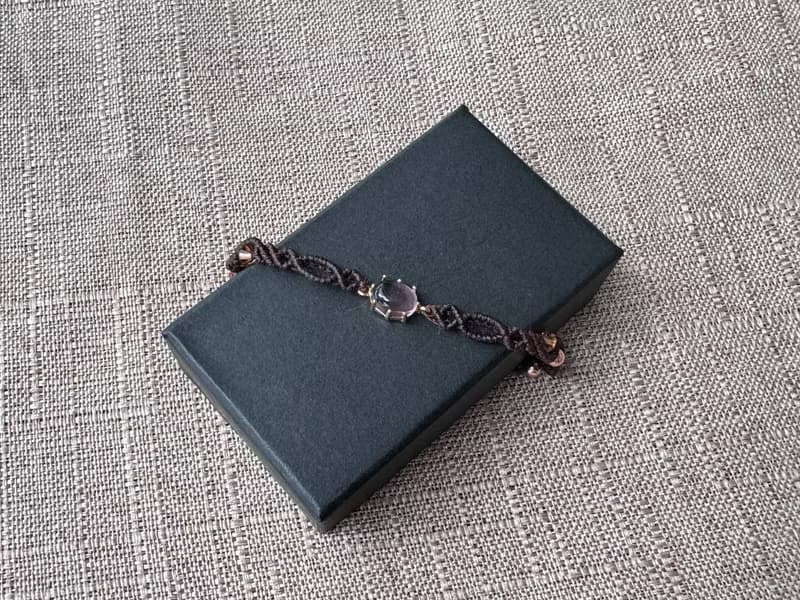 Macrame 南美蠟線 鋯石 手鍊