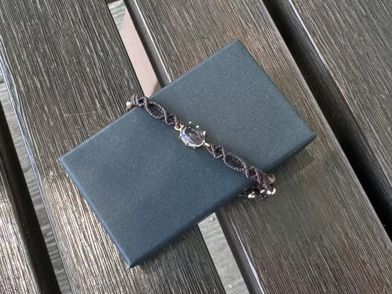 Macrame 南美蠟線 鋯石 手鍊