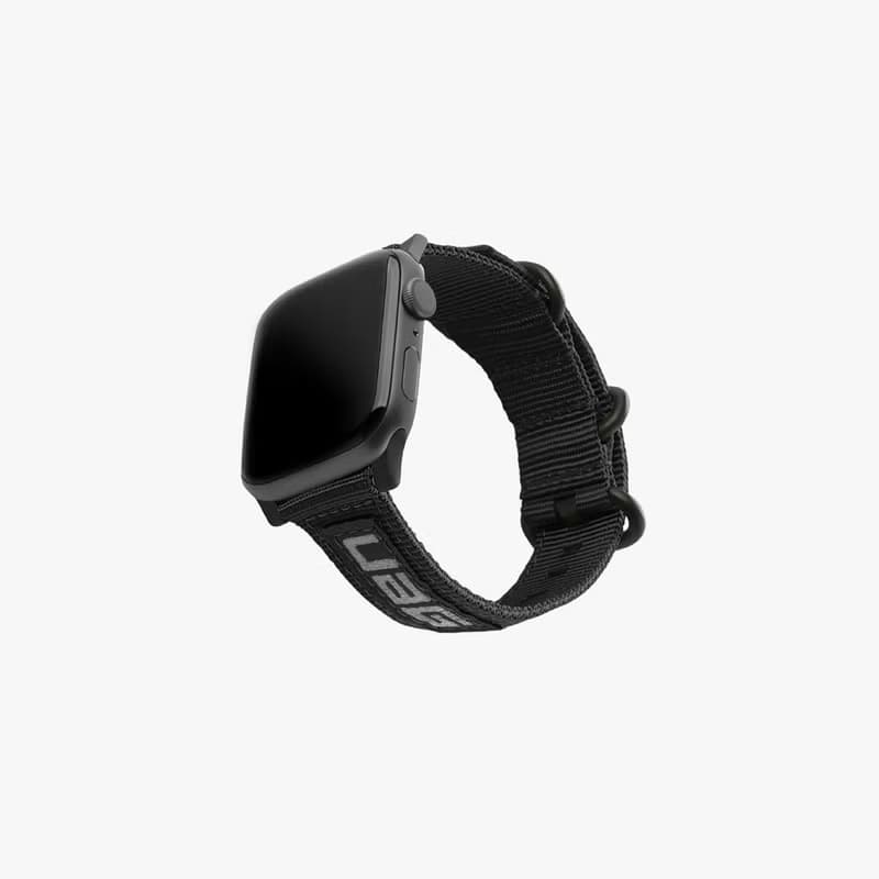 UAG Apple Watch 38/40/41/42(S10)mm Nato環保錶帶-黑