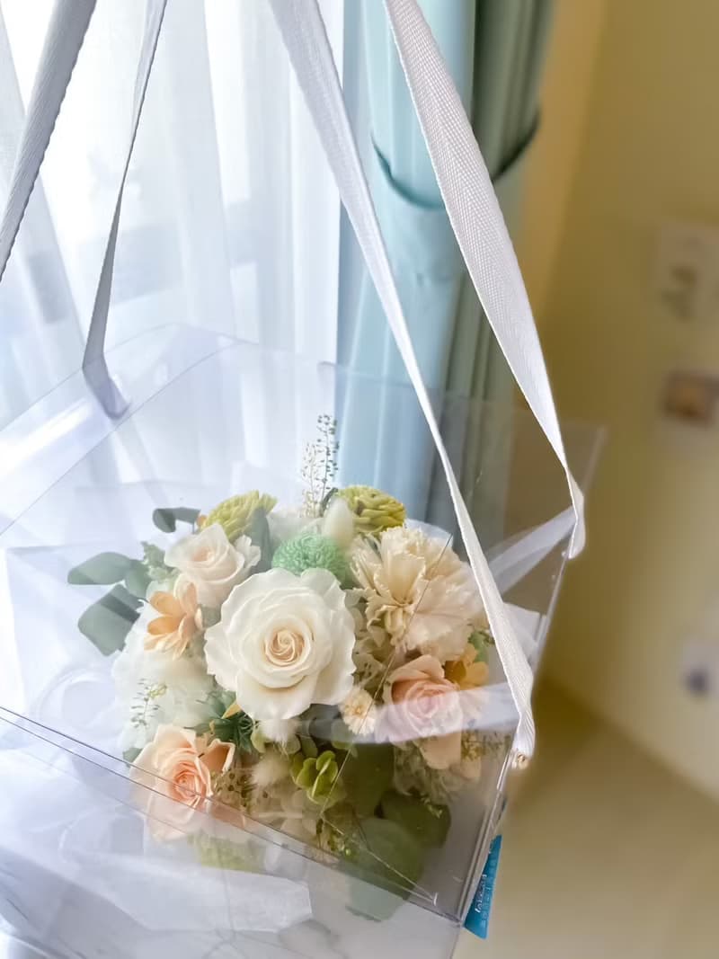 森林系圓形永生捧花  新娘捧花 婚禮 永生花 森林系