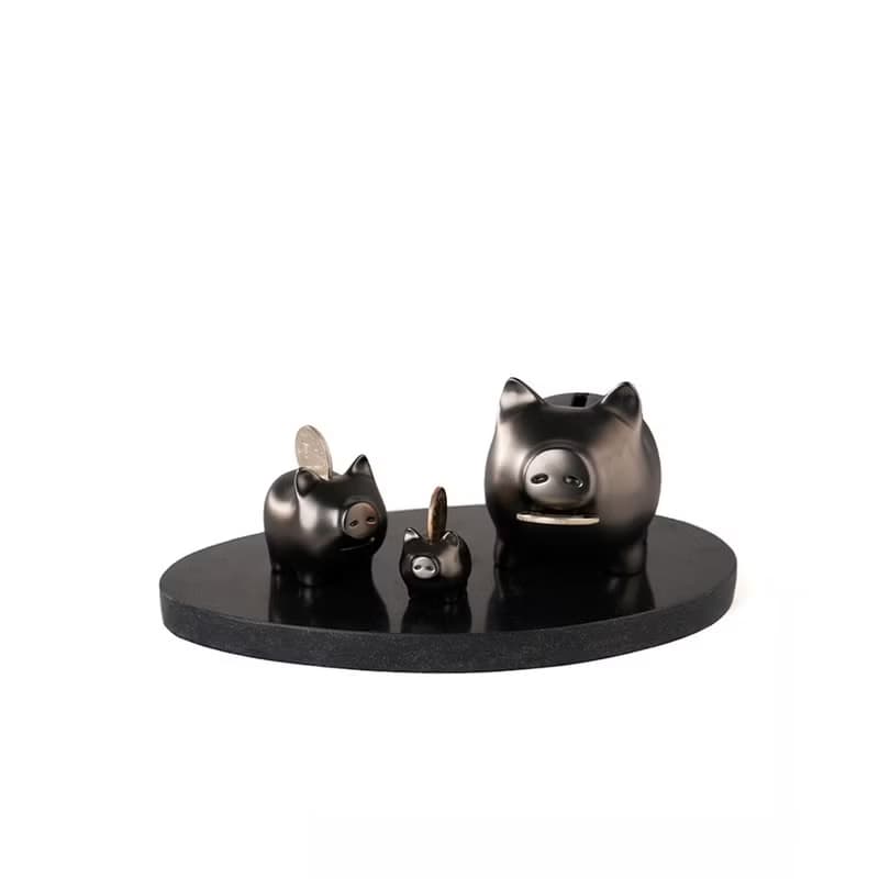 GOLDENPIG | 招財金豬 伍 霧鎳黑
