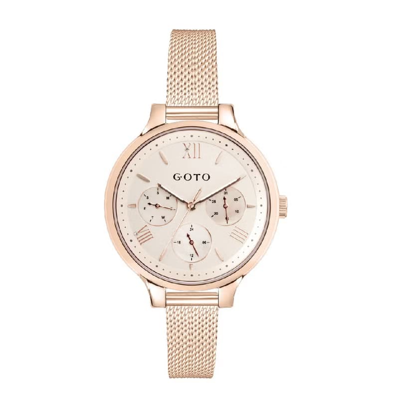 GOTO-三眼系列–6373L–玫香檳金(禮盒組)