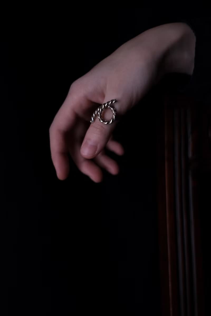 純銀 麻花戒指 / Circle Circus