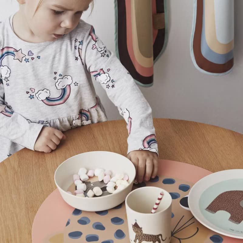 竹纖維餐具 / 小兔 (湯匙+叉子)