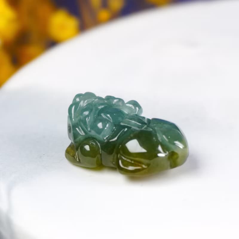 【招財神獸】冰飄黃翡翠戰神貔貅 | 天然A貨翡翠 | 送禮