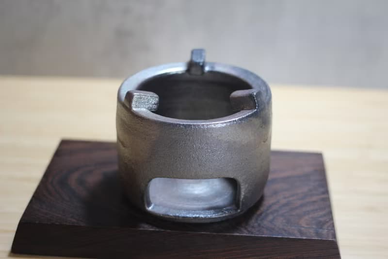 【送禮好物】9.5cm 柴燒 保溫爐座 蠟燭加熱台 鶯歌葉敏祥手作