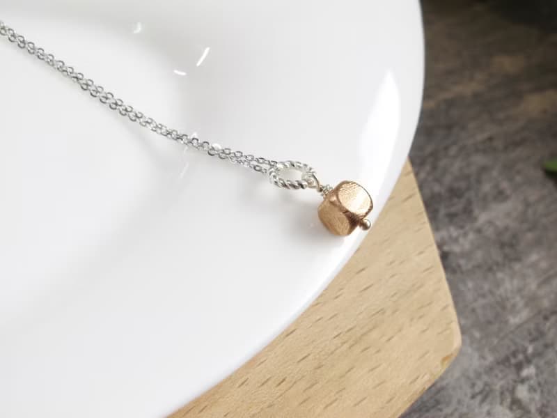 玫瑰金天鐵 925純銀【魔方】維德曼交角 啟動加強水晶 隕石