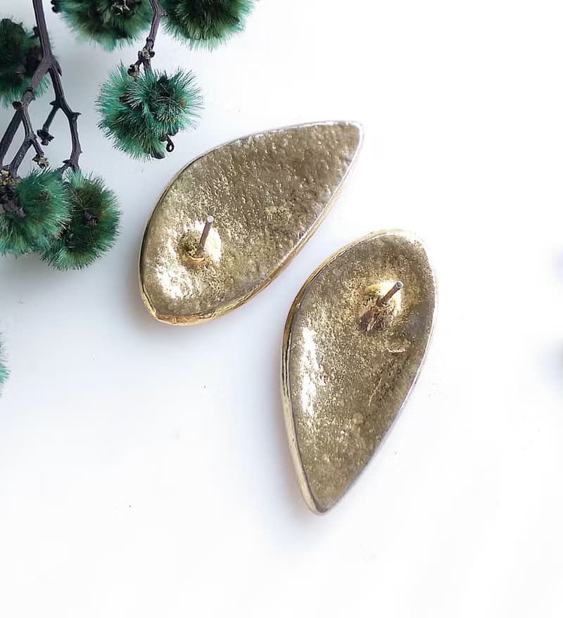 Vintage Jewelry 西洋古董飾品 粉嫩色調 對稱 翅膀 針式耳環