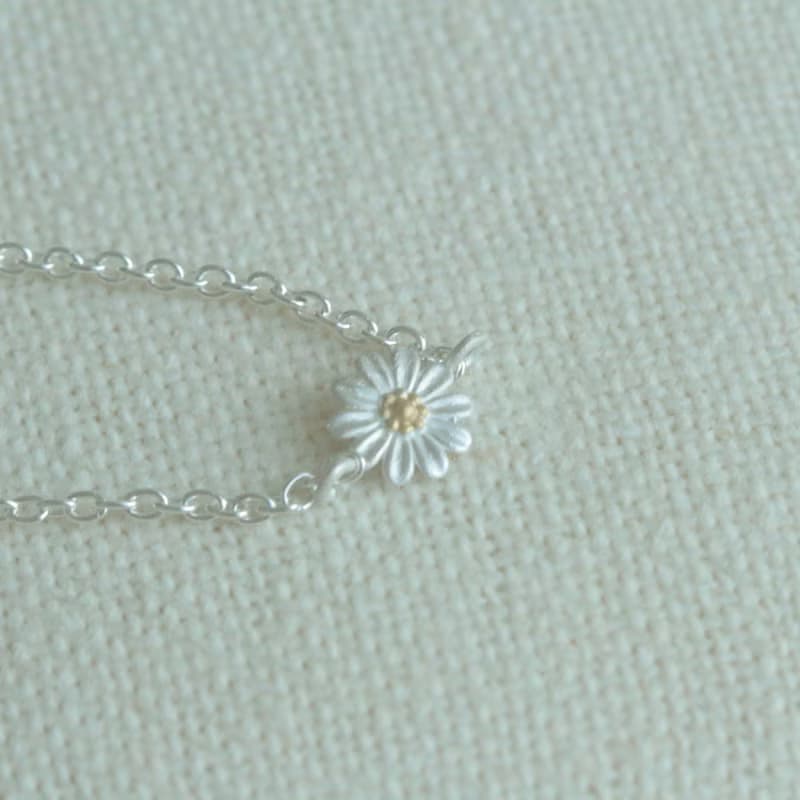 雛菊銀手鍊