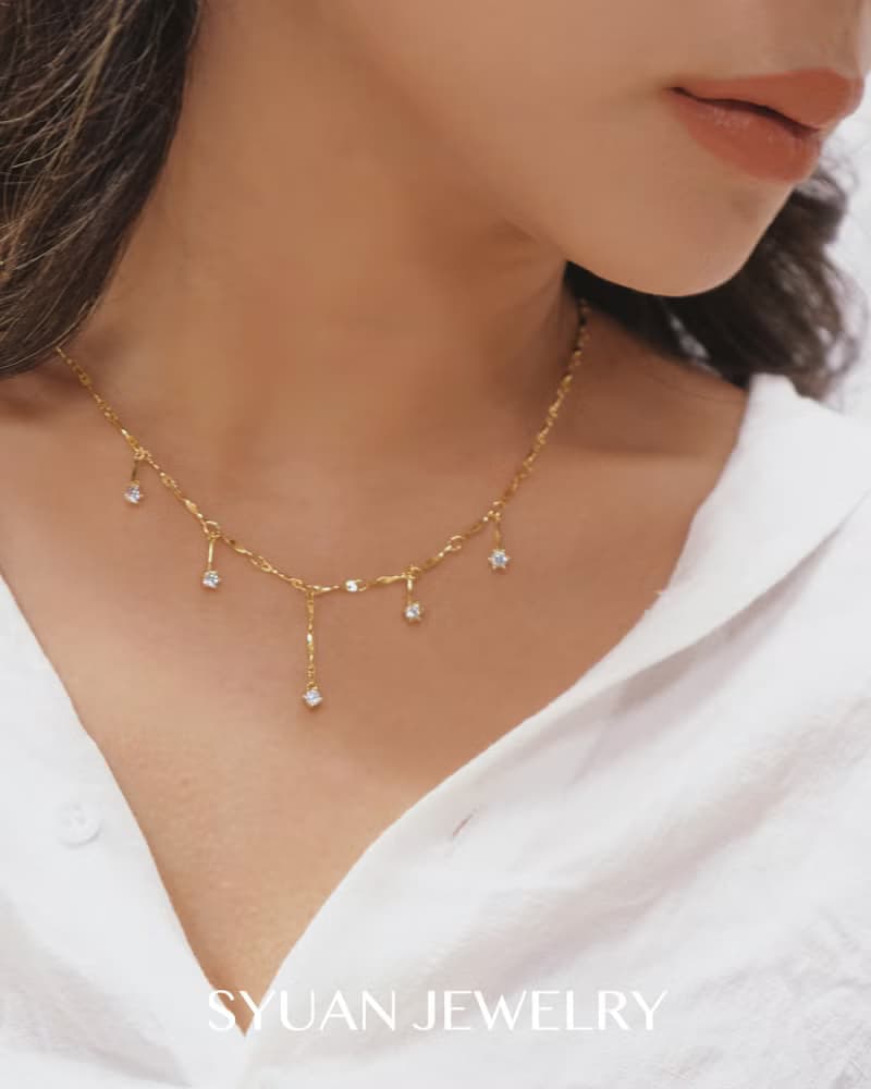 Cinderella仙杜瑞拉- 璀璨鋯石項鍊生日 情人節禮物