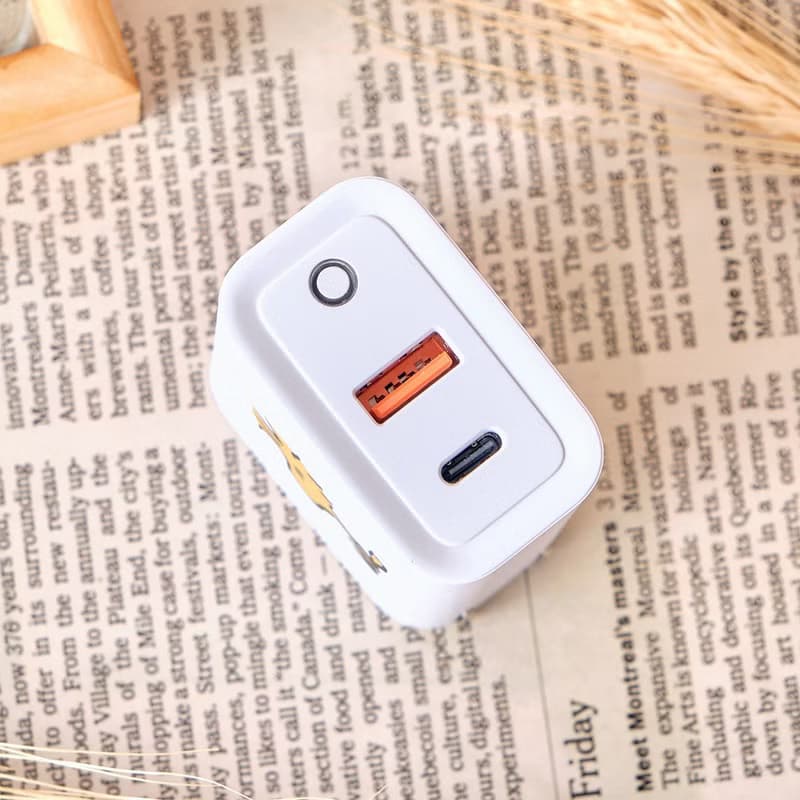 SNOOPY史努比 經典胡士托USB3.0+PD20W雙孔充電器