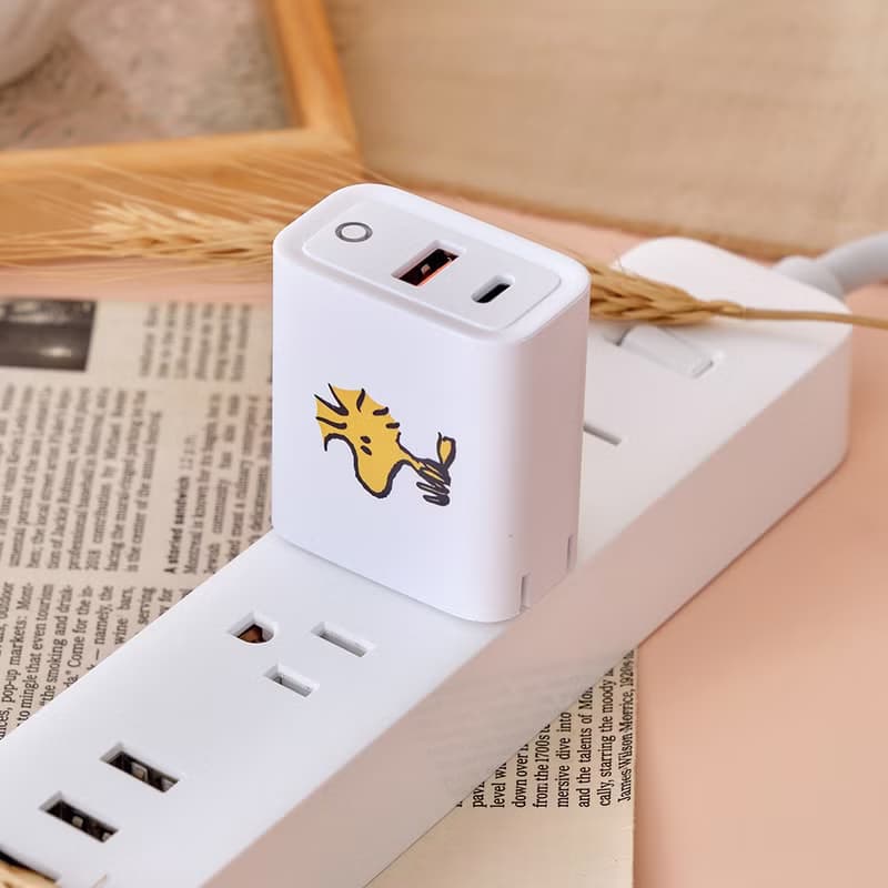 SNOOPY史努比 經典胡士托USB3.0+PD20W雙孔充電器
