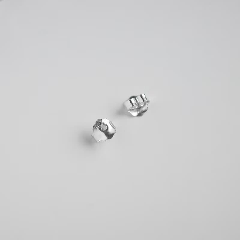 耳飾配件 | 925純銀 抗敏感耳環耳塞/耳扣/耳堵 一對售 純銀配件