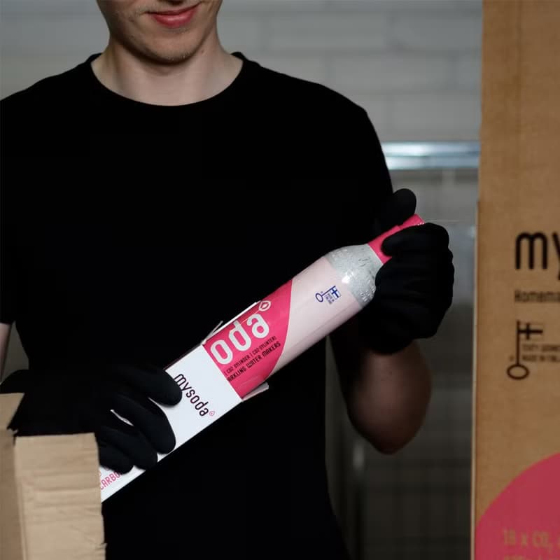 福利品 -- 芬蘭【mysoda】Woody木質氣泡水機-櫻吹粉