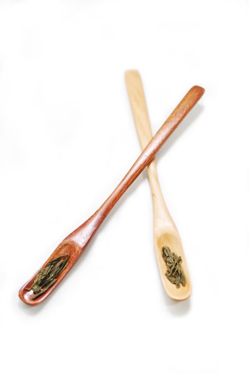 Islandoffer 島嶼製作 楠木淺深啡色長柄平頭咖啡攪拌匙(2枝)
