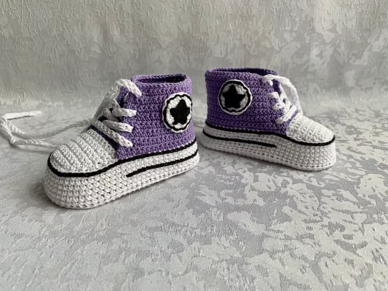 Cute Converse Baby Booties Baby Newborn Shoes Gift Baby Reveal Party Family Look