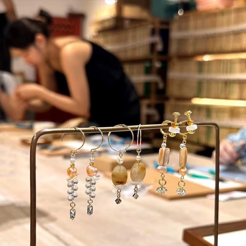 【體驗】zuzu jewelry 輕珠寶耳環手作課程 珍珠天然石 文化幣適用