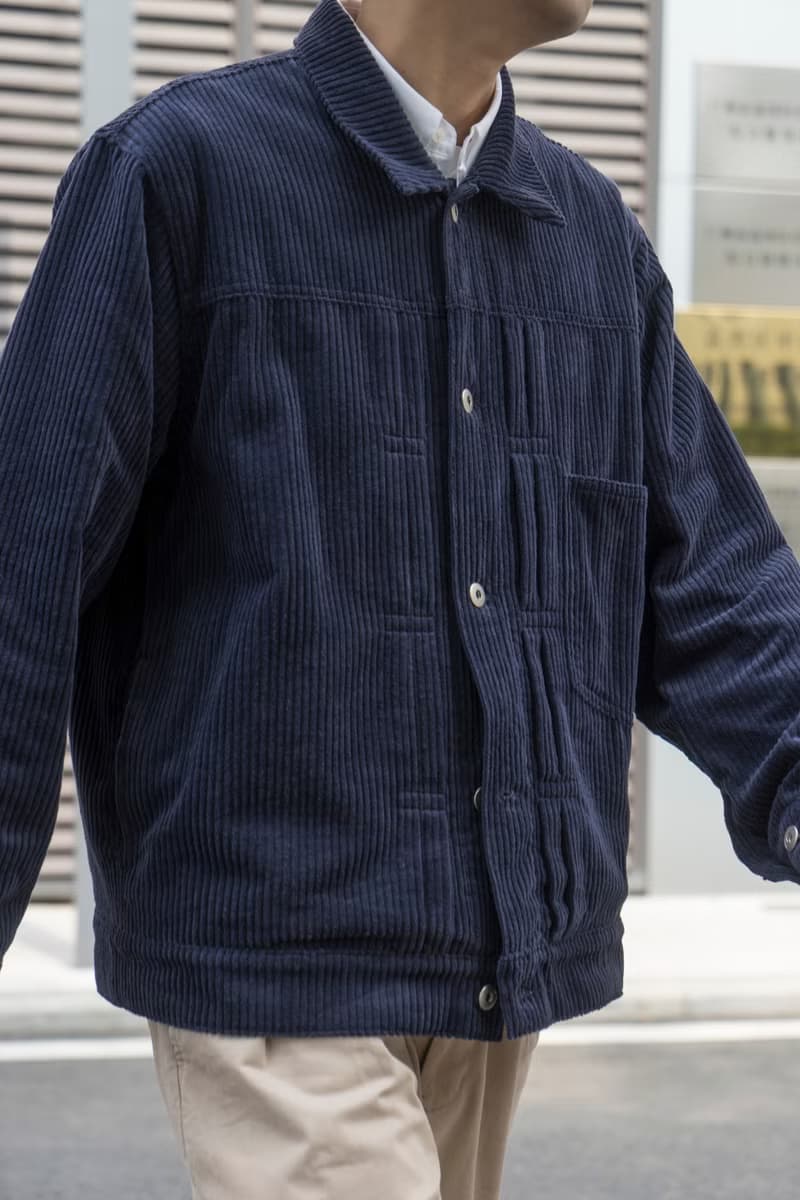 JACKET 復古潮流燈芯絨外套日系寬鬆廓形拼接補丁設計夾克Cityboy